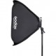 Caja Suavizadora Godox 80x80cm. con Grid y Bracket S2 para Flash Speedlite SGGV8080