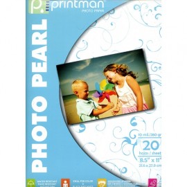 Papel Printman Photo Pearl 8.5"x11" con 20 hojas (798112)