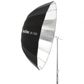 Sombrilla Parabólica Godox 130 cm. Plata/Negra UB130S