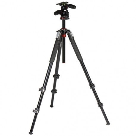 Tripié Manfrotto MT055XPRO3 con Cabeza MHXPRO-3W (MK055XPRO3-3W)