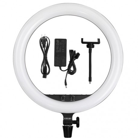 Aro de Luz Led Godox 45cm. LR150 con Adaptador de Corriente y Base para SmartPhone
