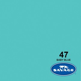 Ciclorama de Papel SAVAGE 2.72x11mts. 47 BABY BLUE