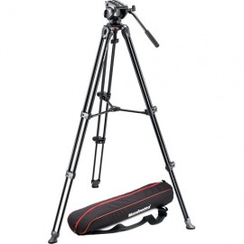 Tripié Manfrotto MVT502AM con Cabeza para Video MVH500A y Funda (MVK500AM)