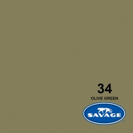 Ciclorama de Papel SAVAGE 2.72x11mts. 34 OLIVE GREEN