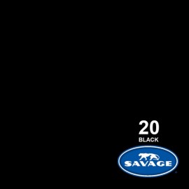 Ciclorama de Papel SAVAGE 2.72x11mts. 20 BLACK