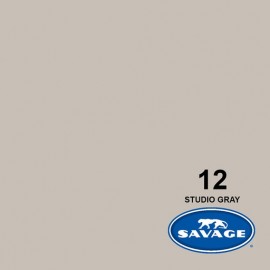 Ciclorama de Papel SAVAGE 2.72x11mts. 12 STUDIO GRAY
