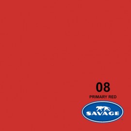 Ciclorama de Papel SAVAGE 2.72x11mts. 08 PRIMARY RED