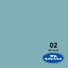 Ciclorama de Papel SAVAGE 2.72x11mts. 02 SKY BLUE