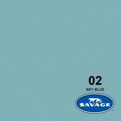 Ciclorama de Papel SAVAGE 2.72x11mts. 02 SKY BLUE