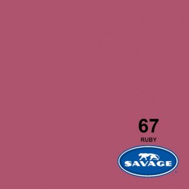 Ciclorama de Papel SAVAGE 2.18x11mts. 67 RUBY
