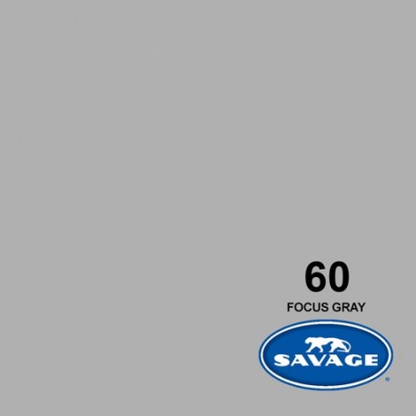 Ciclorama de Papel SAVAGE 1.35x11mts. 60 FOCUS GRAY